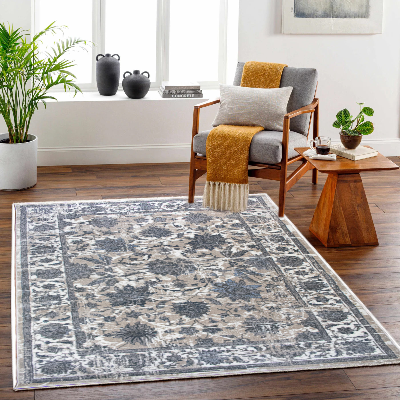 ROY's Home East Design Vintage effect Area Rugs,