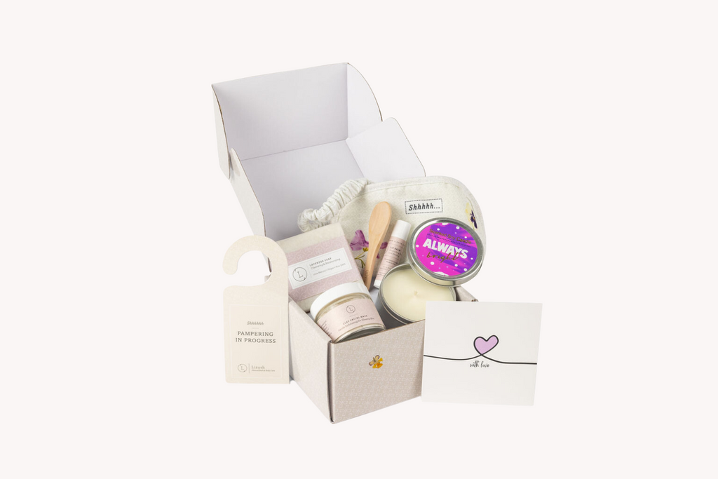 Natural bath and body gift set, Thank you gift box - AP-0