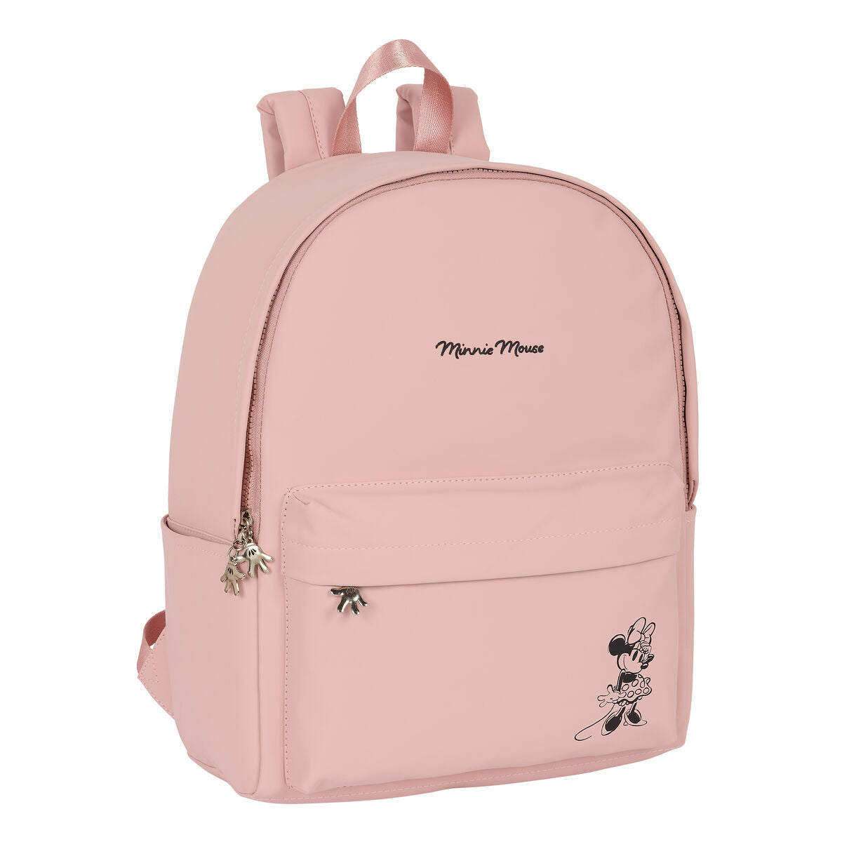 Laptop Backpack Minnie Mouse Teen Misty Pink 31 x 40 x 16 cm-0