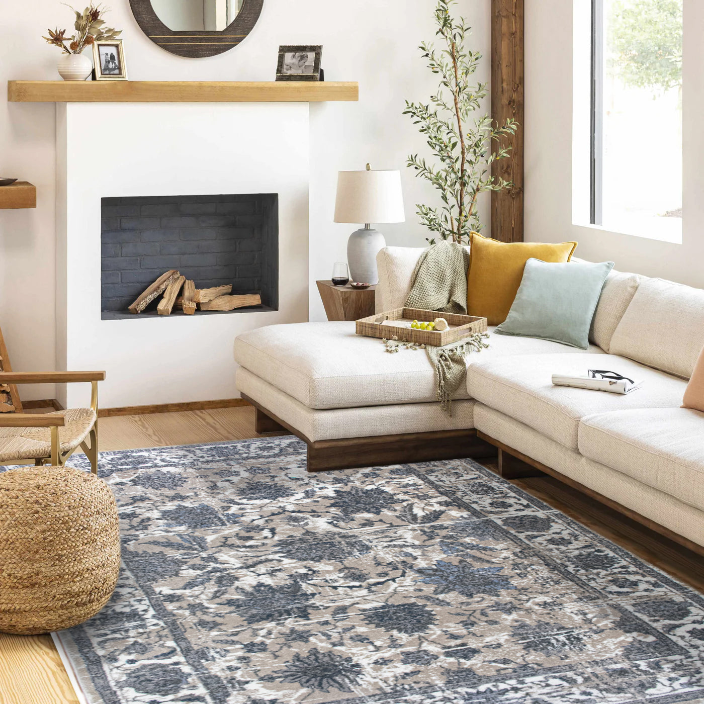 ROY's Home East Design Vintage effect Area Rugs,