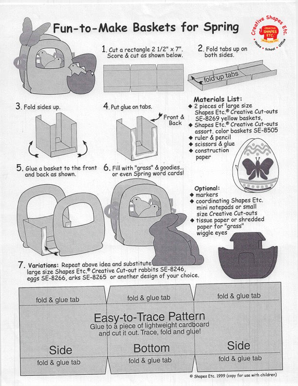 SHAPES ETC. Activity Kit - Easter