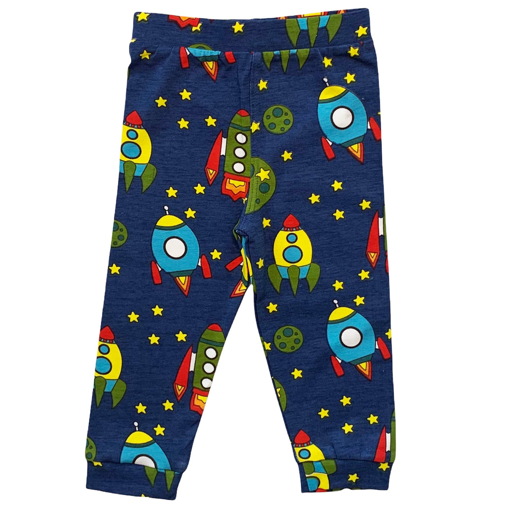 AnnLoren Baby Boys Layette Space Ship Onesie Pants Cap 3pc Gift Set Clothing