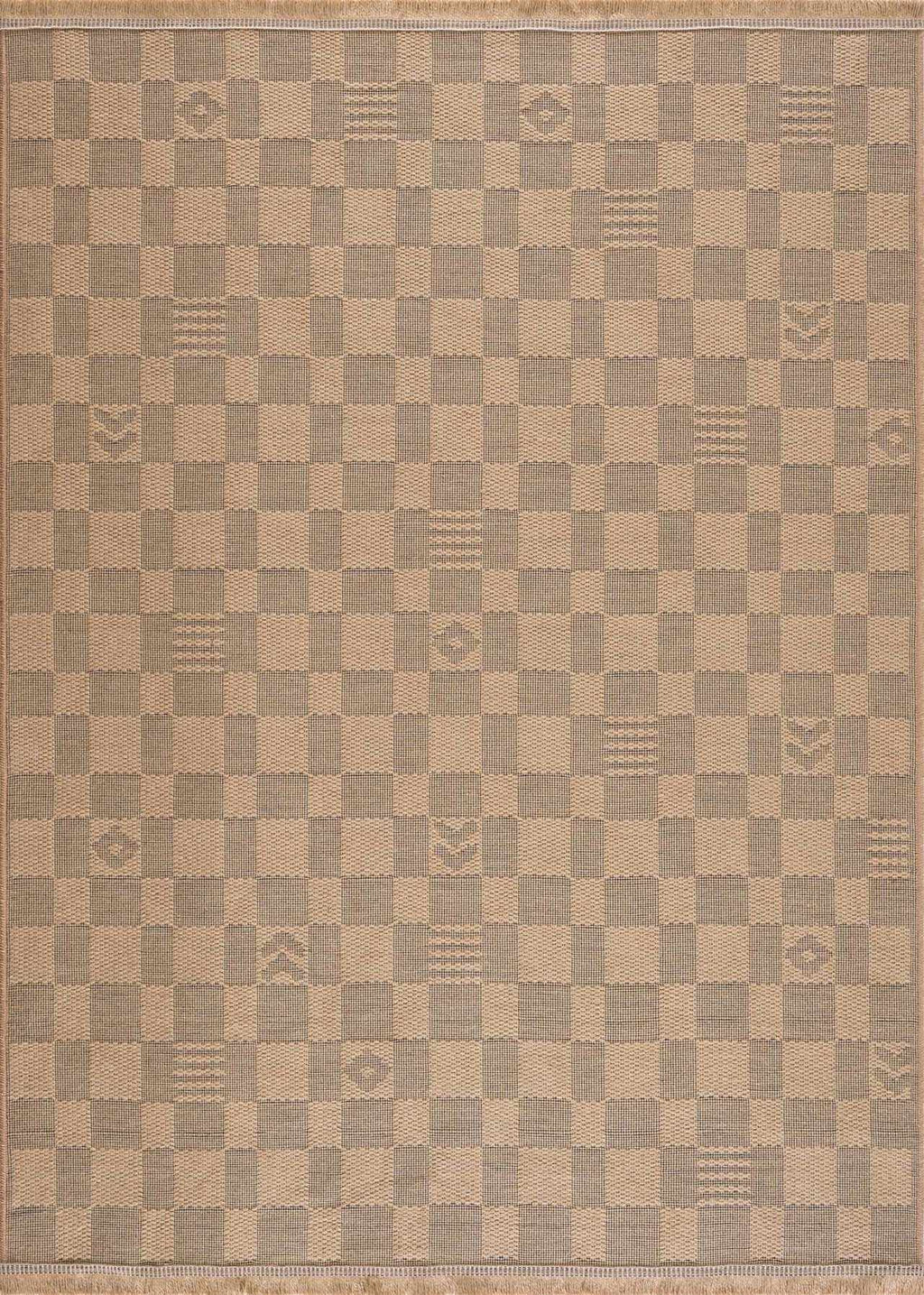 Nairi Checkered Washable Jute Rug