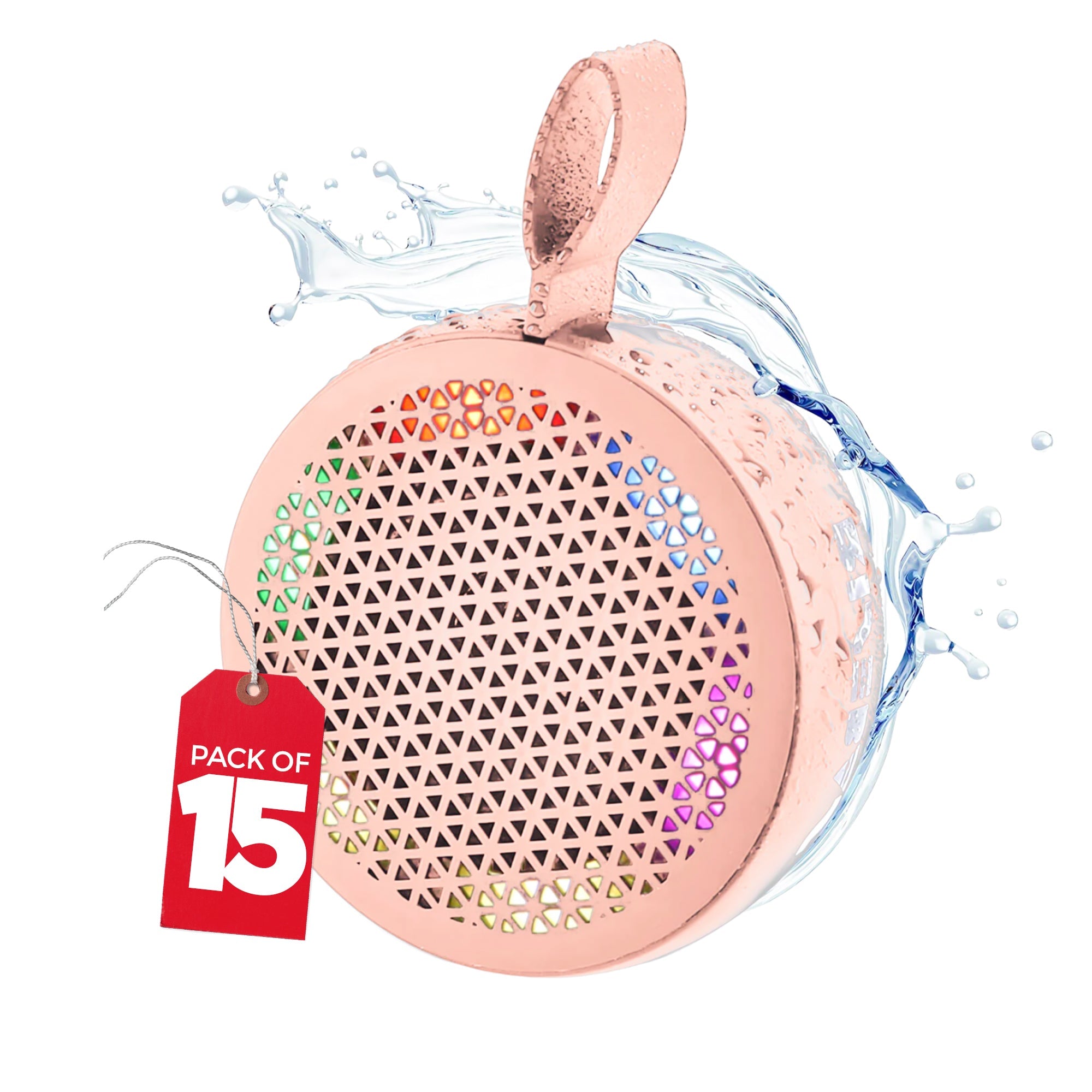 Water Resistant Bluetooth Shower Speaker-6