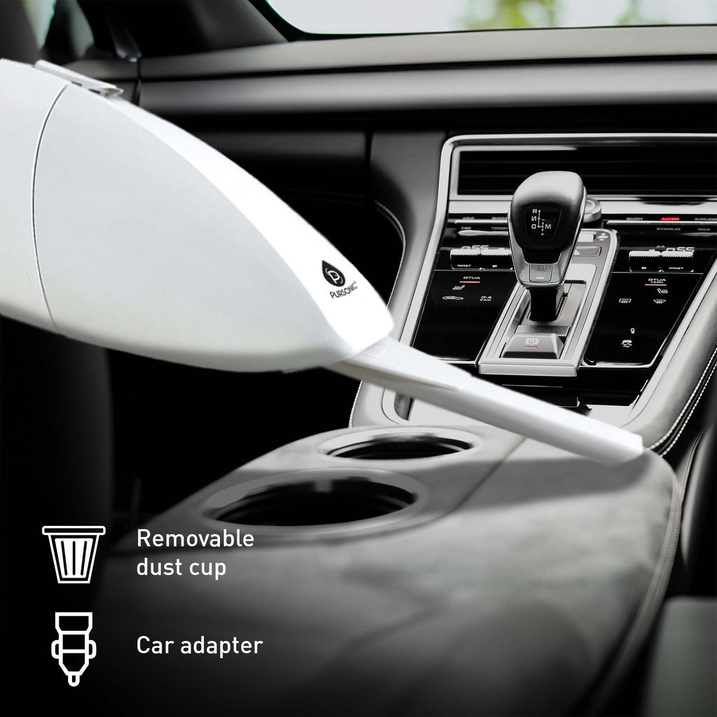 Deep Cleaning Duo Bundle: Cordless Power Scrubber Cleaning Brush + Pursonic Car Vacuum Cleaner