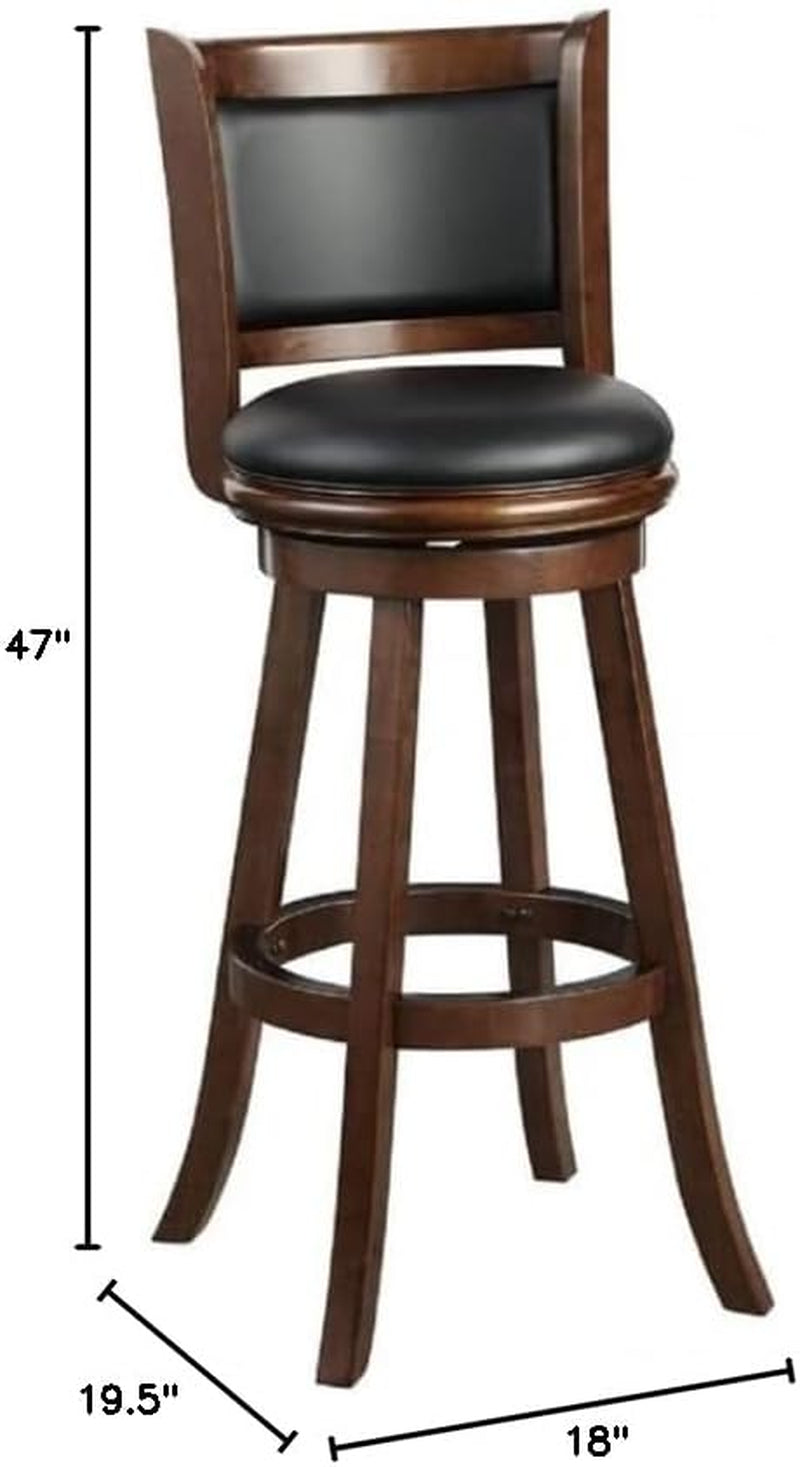 Augusta Extra Tall Bar Stool, Cappuccino-2