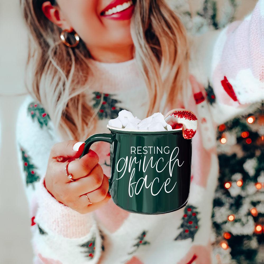 Grinch Face Mug-3