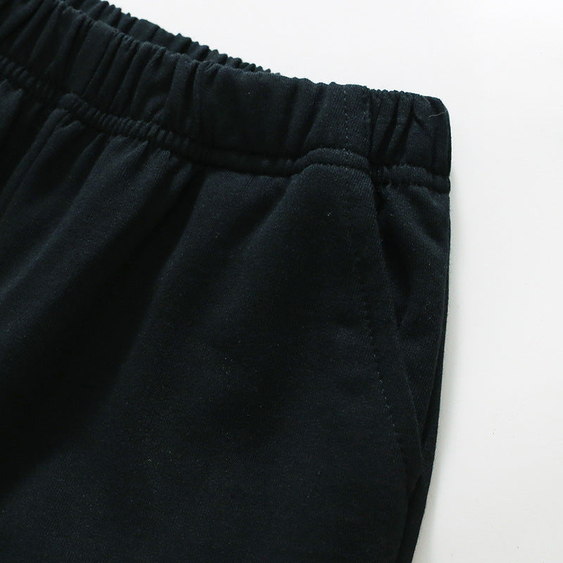 Summer Baby Kids Shark Cartoon Pattern T-shirt and Shorts Clothing Set for Boys